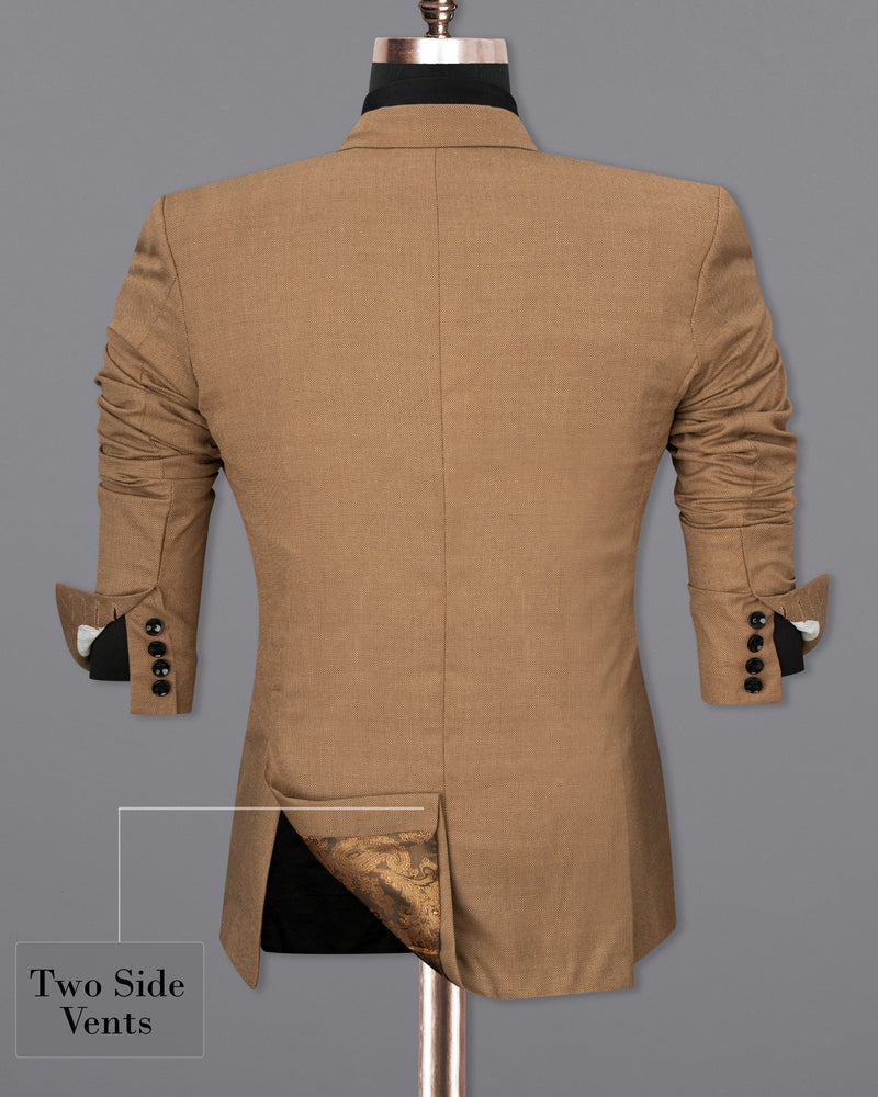 Brownish Dobby Textured Blazer BL1718-SB-36,BL1718-SB-38,BL1718-SB-40,BL1718-SB-42,BL1718-SB-44,BL1718-SB-46,BL1718-SB-48,BL1718-SB-50,BL1718-SB-52,BL1718-SB-54,BL1718-SB-56,BL1718-SB-58,BL1718-SB-60