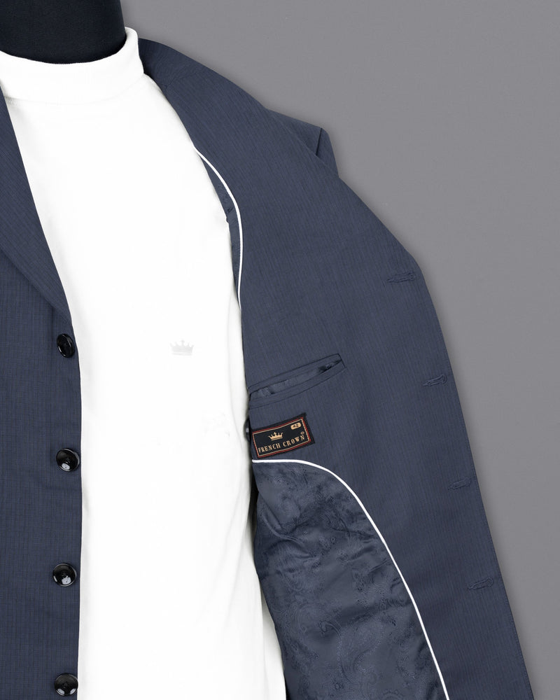 Tuna Blue Premium Cotton Designer Sports Blazer