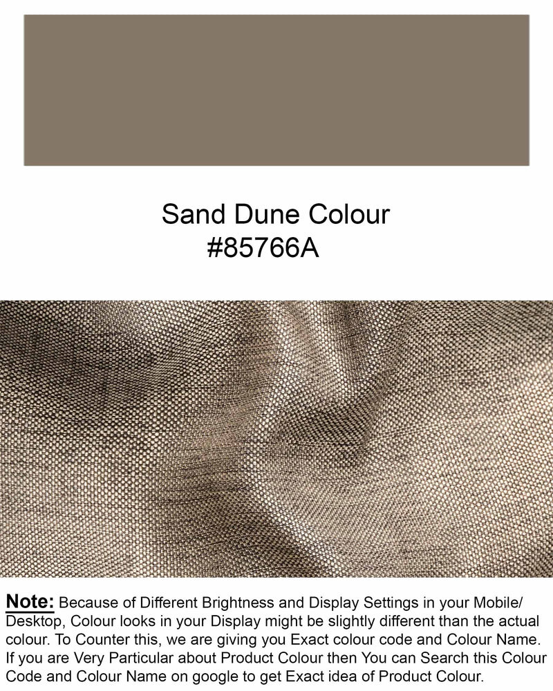 Sand Dune Cross-Buttoned Bandhgala Designer Blazer