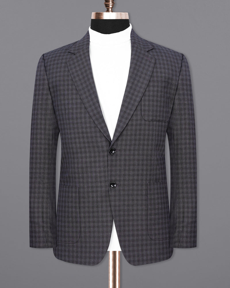 Tuna Gray Plaid Single Breasted Plaid Sports Blazer BL1856-SB-PP-36, BL1856-SB-PP-38, BL1856-SB-PP-40, BL1856-SB-PP-42, BL1856-SB-PP-44, BL1856-SB-PP-46, BL1856-SB-PP-48, BL1856-SB-PP-50, BL1856-SB-PP-52, BL1856-SB-PP-54, BL1856-SB-PP-56, BL1856-SB-PP-58, BL1856-SB-PP-60