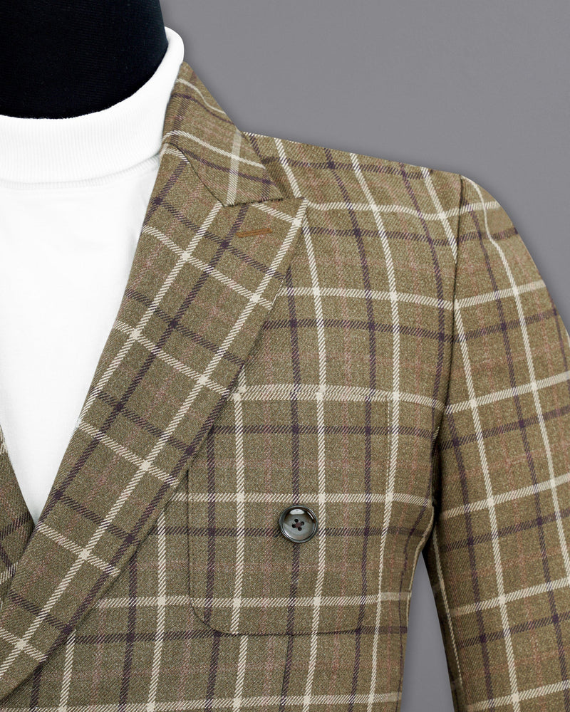 Sandstone Brown Plaid Double Breasted Blazer BL1886-DB-PP-36,BL1886-DB-PP-38,BL1886-DB-PP-40,BL1886-DB-PP-42,BL1886-DB-PP-44,BL1886-DB-PP-46,BL1886-DB-PP-48,BL1886-DB-PP-50,BL1886-DB-PP-52,BL1886-DB-PP-54,BL1886-DB-PP-56,BL1886-DB-PP-58,BL1886-DB-PP-60