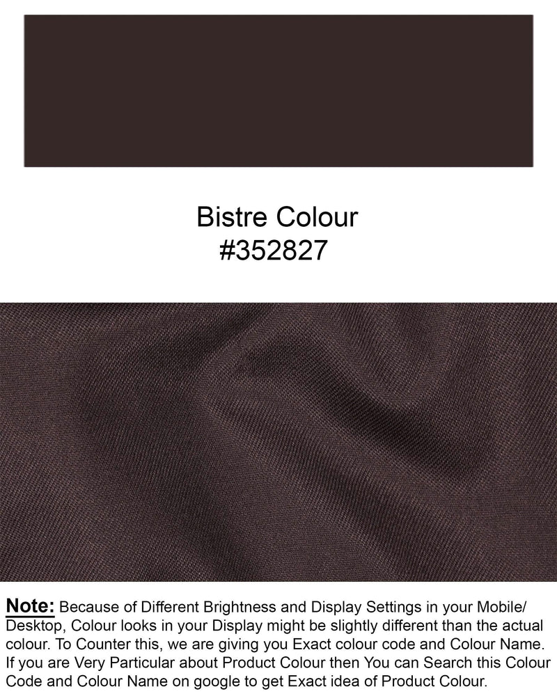 Bistre Brown Single Breasted Blazer BL1910-SB-36,BL1910-SB-38,BL1910-SB-40,BL1910-SB-42,BL1910-SB-44,BL1910-SB-46,BL1910-SB-48,BL1910-SB-50,BL1910-SB-52,BL1910-SB-54,BL1910-SB-56,BL1910-SB-58,BL1910-SB-60