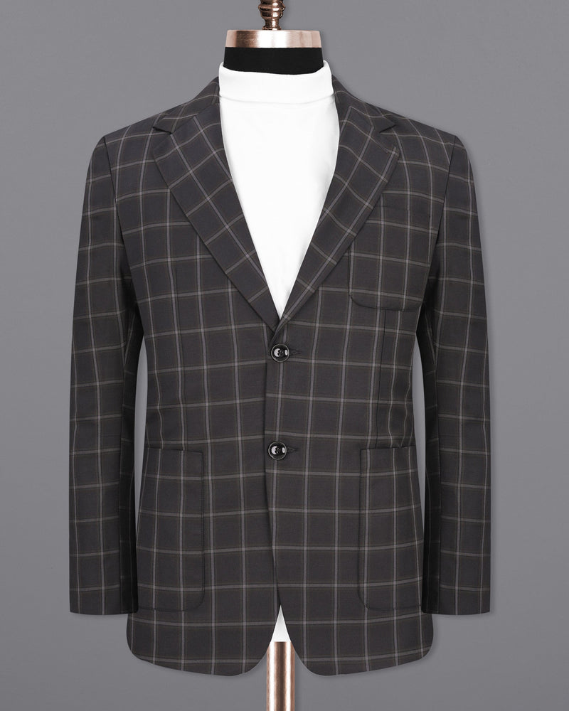 Baltic Sea Windowpane Blazer