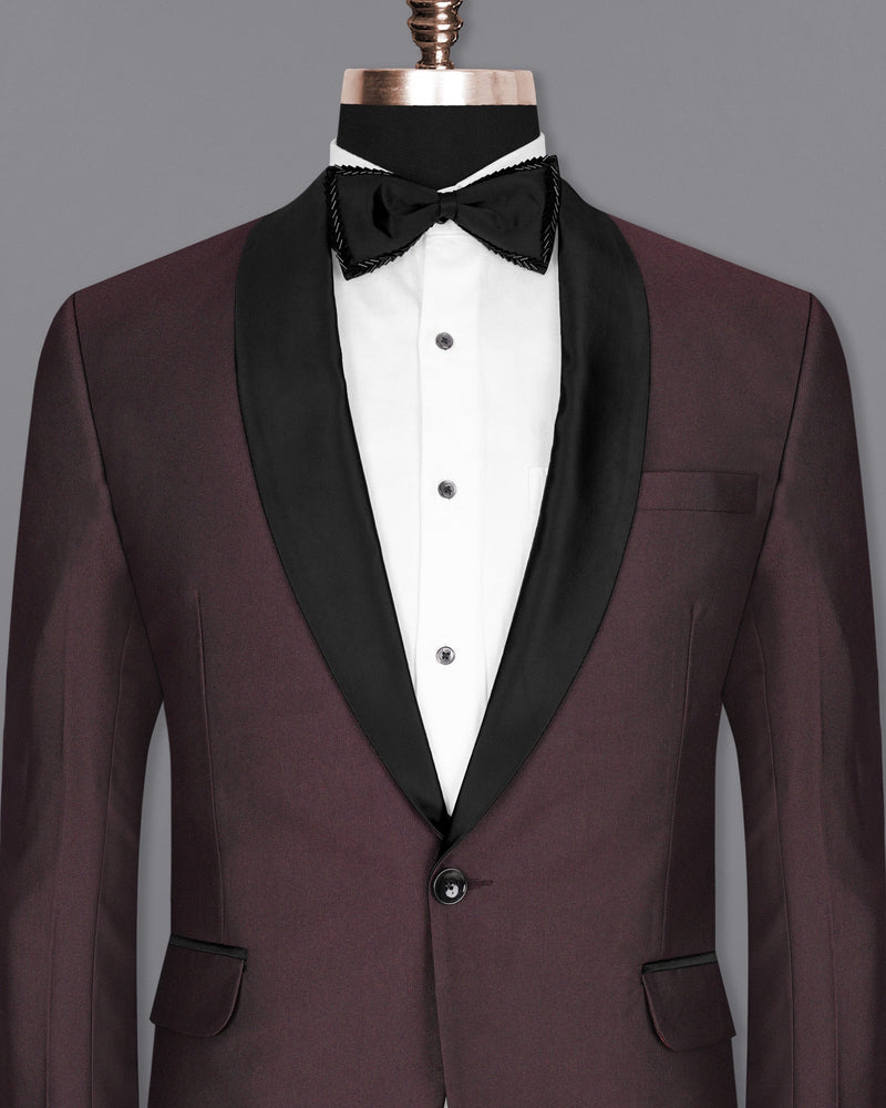 Bistre Wine Tuxedo Blazer BL1937-BKL-36,BL1937-BKL-38,BL1937-BKL-40,BL1937-BKL-42,BL1937-BKL-44,BL1937-BKL-46,BL1937-BKL-48,BL1937-BKL-50,BL1937-BKL-52,BL1937-BKL-54,BL1937-BKL-56,BL1937-BKL-58,BL1937-BKL-60