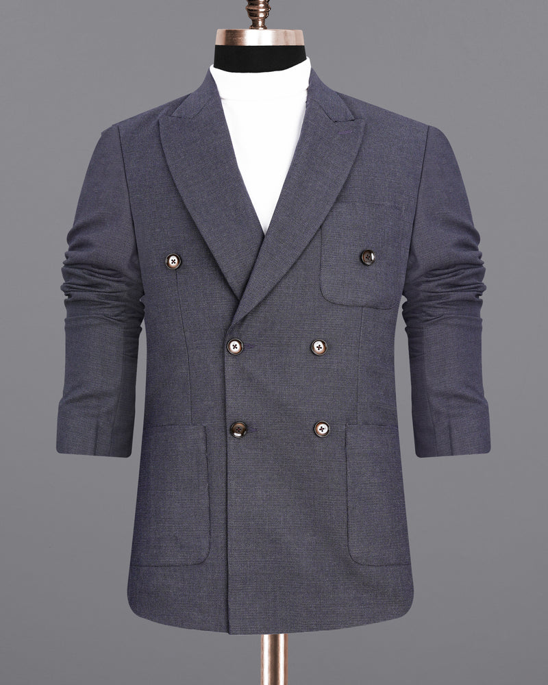 Scarpa Flow Gray Double Breasted Sports Blazer