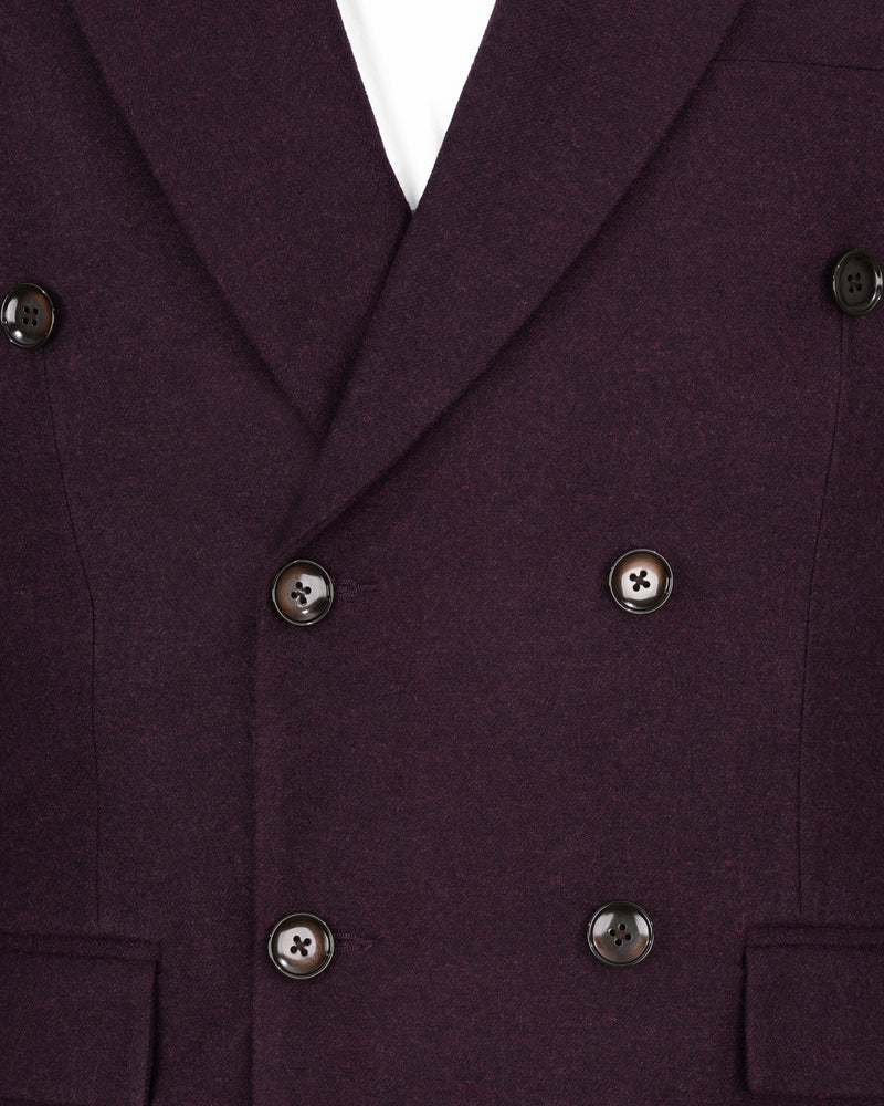 Toledo Wine Pure Wool Double Breasted Blazer BL2067-DB-36, BL2067-DB-38, BL2067-DB-40, BL2067-DB-42, BL2067-DB-44, BL2067-DB-46, BL2067-DB-48, BL2067-DB-50, BL2067-DB-52, BL2067-DB-54, BL2067-DB-56, BL2067-DB-58, BL2067-DB-60