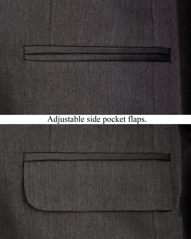 Thunder Steel Gray Single Breasted Blazer BL2087-SBP-36, BL2087-SBP-38, BL2087-SBP-40, BL2087-SBP-42, BL2087-SBP-44, BL2087-SBP-46, BL2087-SBP-48, BL2087-SBP-50, BL2087-SBP-52, BL2087-SBP-54, BL2087-SBP-56, BL2087-SBP-58, BL2087-SBP-60