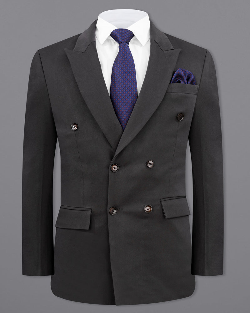 Piano Gray Premium Cotton Blazer