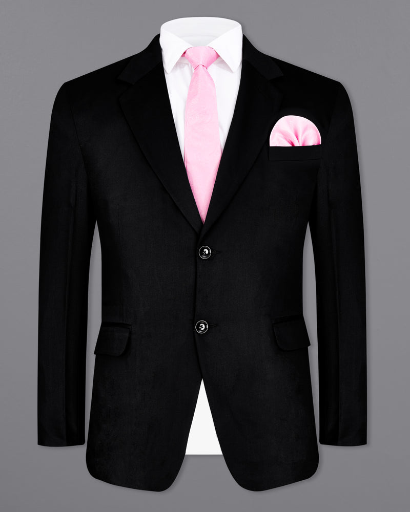 Jade Black Slight Stretch Performance Blazer