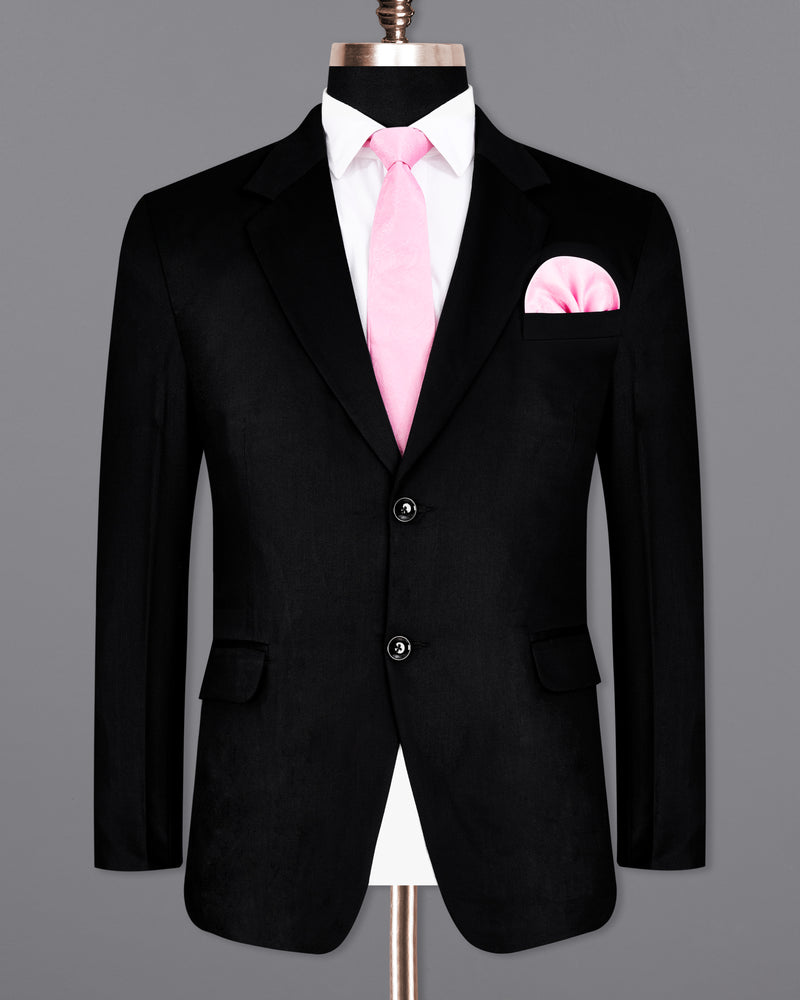 Jade Black Slight Stretch Performance Blazer