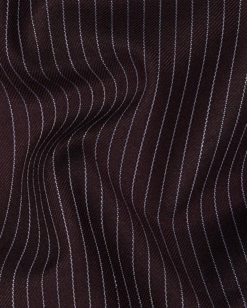 Eclipse Maroon with StarDust Gray Striped Single Breasted Blazer BL2148-SB-36, BL2148-SB-38, BL2148-SB-40, BL2148-SB-42, BL2148-SB-44, BL2148-SB-46, BL2148-SB-48, BL2148-SB-50, BL2148-SB-52, BL2148-SB-54, BL2148-SB-56, BL2148-SB-58, BL2148-SB-60