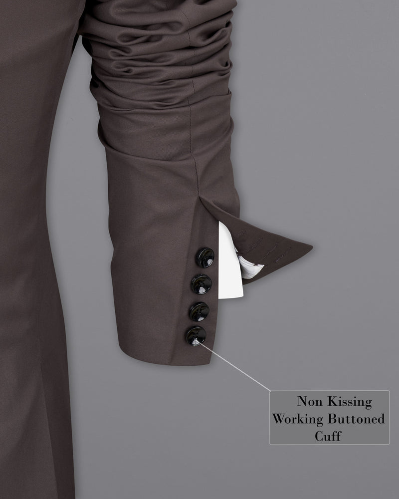 Coffee Brown Double Breasted Blazer BL2467-DB-36, BL2467-DB-38, BL2467-DB-40, BL2467-DB-42, BL2467-DB-44, BL2467-DB-46, BL2467-DB-48, BL2467-DB-50, BL2467-DB-52, BL2467-DB-54, BL2467-DB-56, BL2467-DB-58, BL2467-DB-60	
