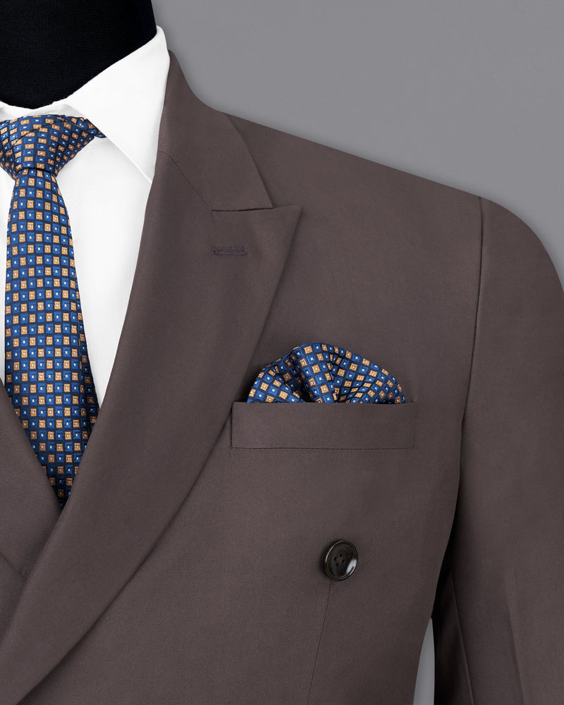 Coffee Brown Double Breasted Blazer BL2467-DB-36, BL2467-DB-38, BL2467-DB-40, BL2467-DB-42, BL2467-DB-44, BL2467-DB-46, BL2467-DB-48, BL2467-DB-50, BL2467-DB-52, BL2467-DB-54, BL2467-DB-56, BL2467-DB-58, BL2467-DB-60	