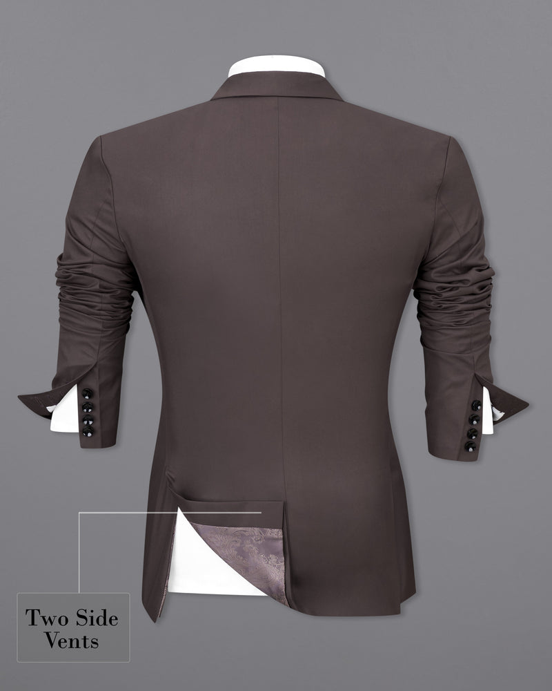 Coffee Brown Double Breasted Blazer BL2467-DB-36, BL2467-DB-38, BL2467-DB-40, BL2467-DB-42, BL2467-DB-44, BL2467-DB-46, BL2467-DB-48, BL2467-DB-50, BL2467-DB-52, BL2467-DB-54, BL2467-DB-56, BL2467-DB-58, BL2467-DB-60	