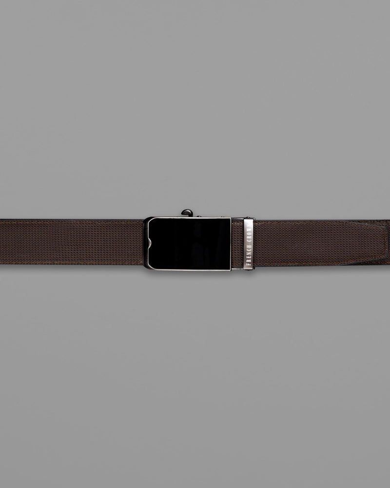 Matt Grey with jade black buckled No hole Reversible jade Black and Brown Vegan Leather Handcrafted Belt