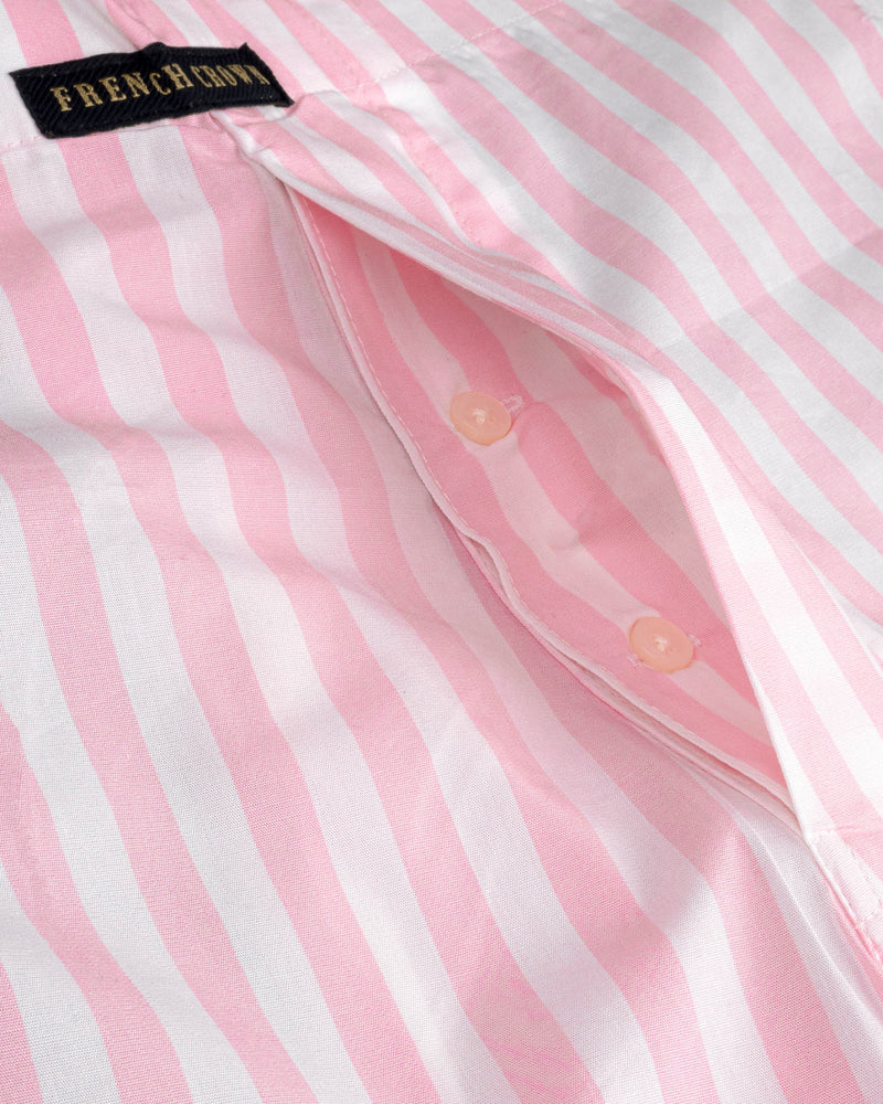 Blossom Pink Striped Premium Cotton and Downriver Gray Plaid Linen Boxers