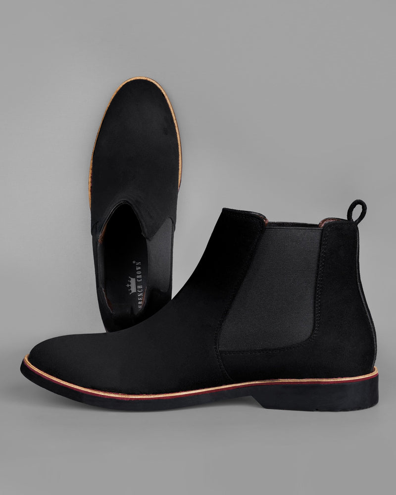 Jade Black suede Chelsea Boots