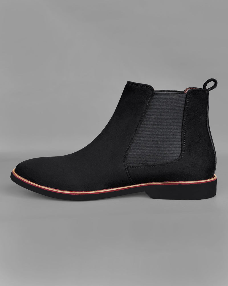 Jade Black suede Chelsea Boots