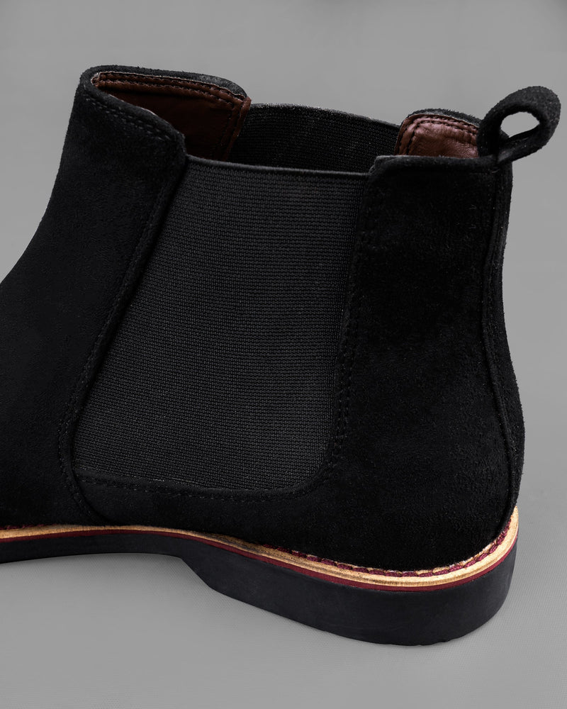 Jade Black suede Chelsea Boots