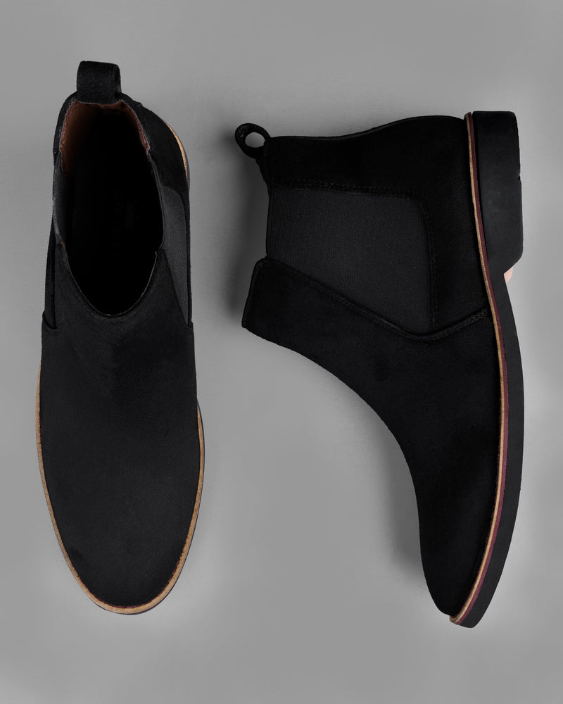 Jade Black suede Chelsea Boots