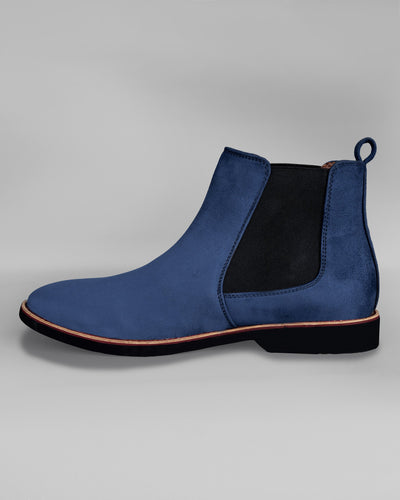 Light blue outlet chelsea boots