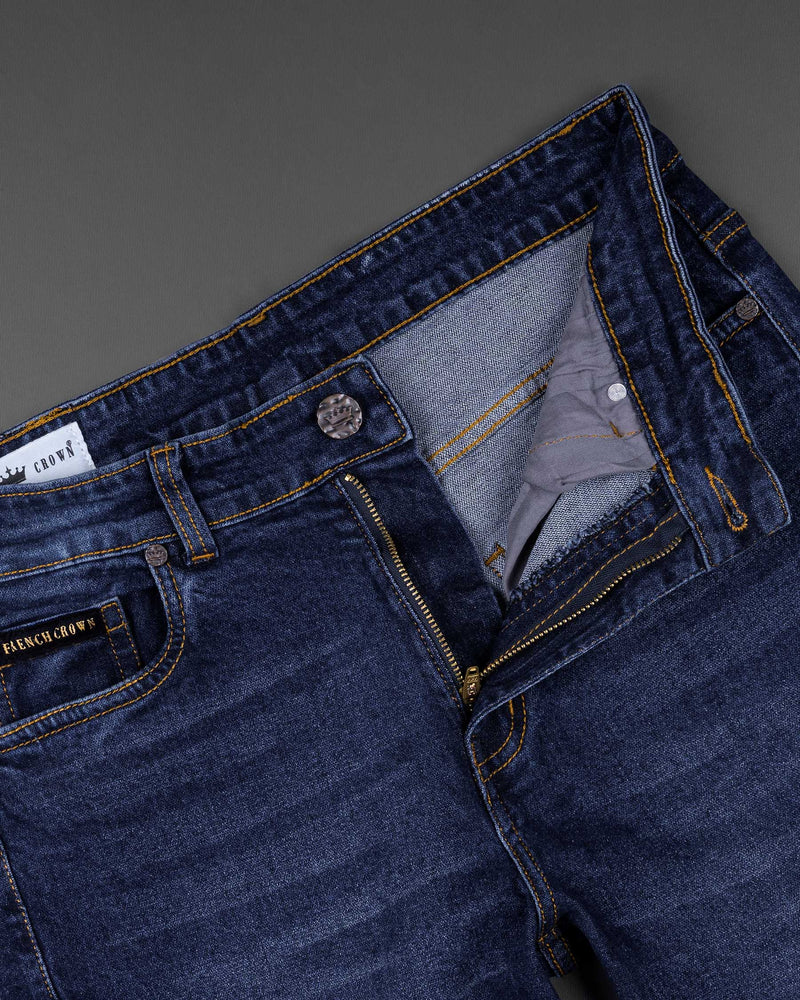 Martinique Blue Whiskering wash Clean Look Stretchable Denim J106-32, J106-34, J106-36, J106-38, J106-40