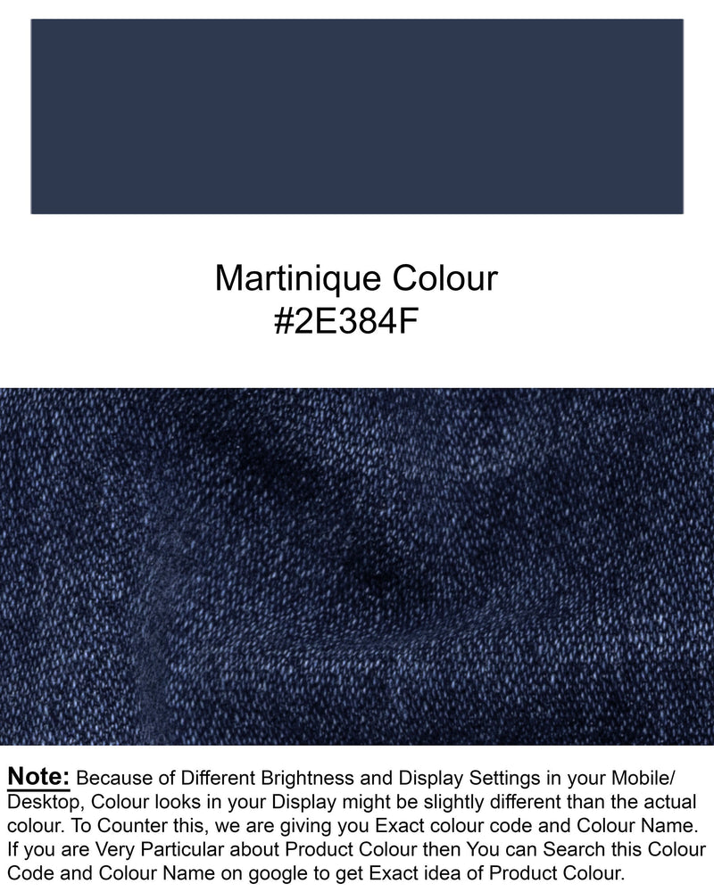 Martinique Blue Whiskering wash Clean Look Stretchable Denim J106-32, J106-34, J106-36, J106-38, J106-40