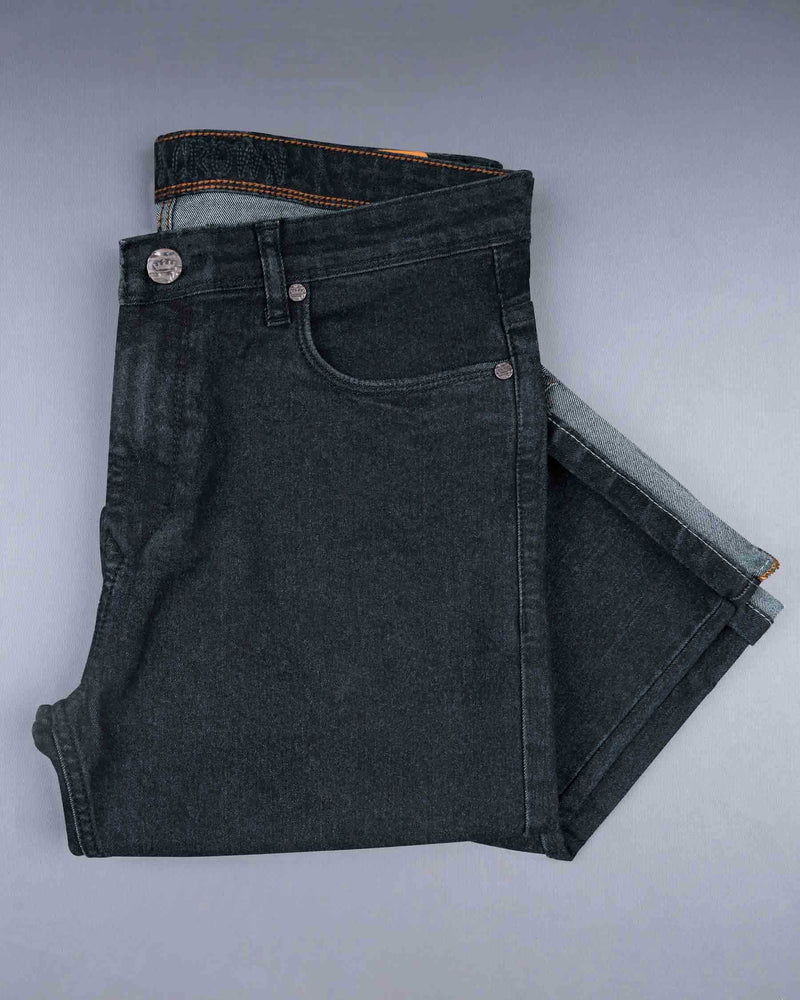 Greenish Shark Gray Rinsed Clean Look Stretchable Denim J119-32, J119-34, J119-36, J119-38, J119-40