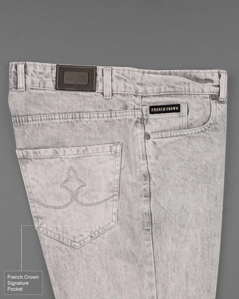 Pale Slate Gray Rinse Wash Stretchable Denim J159-32, J159-34, J159-36, J159-38, J159-40