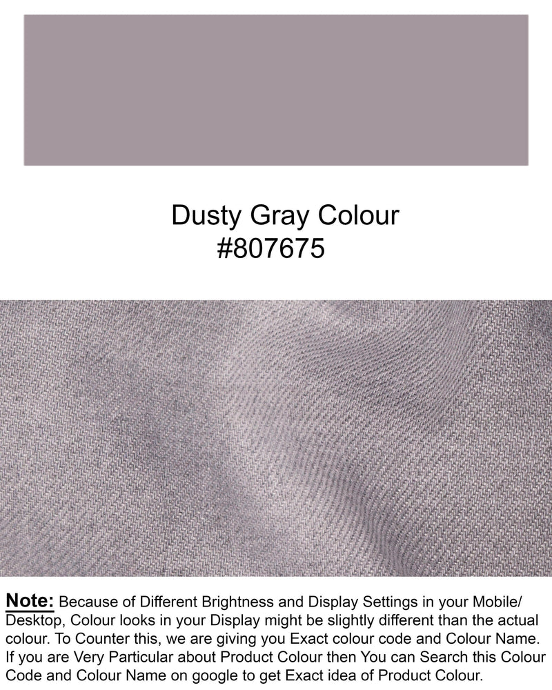 DUSTY GRAY SLIM FIT MID-RISE CLEAN LOOK STRETCHABLE DENIM J78-30, J78-32, J78-34, J78-36, J78-38, J78-40