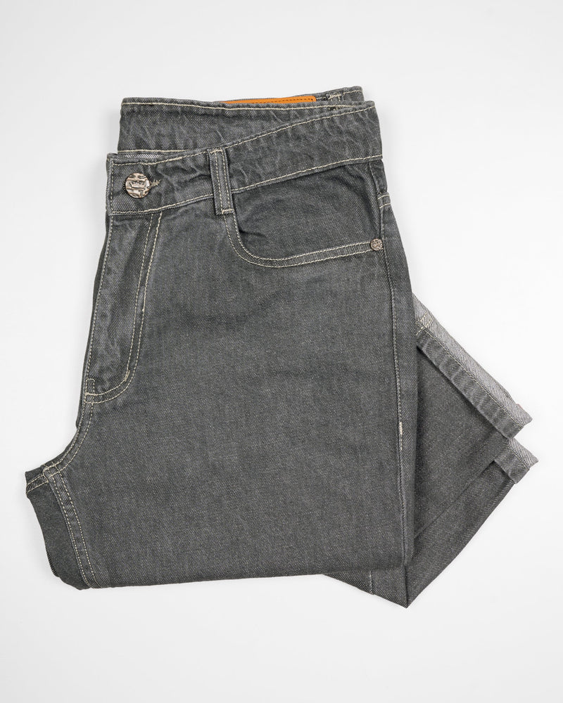 FUSCOUS GRAY SLIM FIT MID-RISE CLEAN LOOK STRETCHABLE DENIM J80-30, J80-36, J80-32, J80-34, J80-38, J80-40