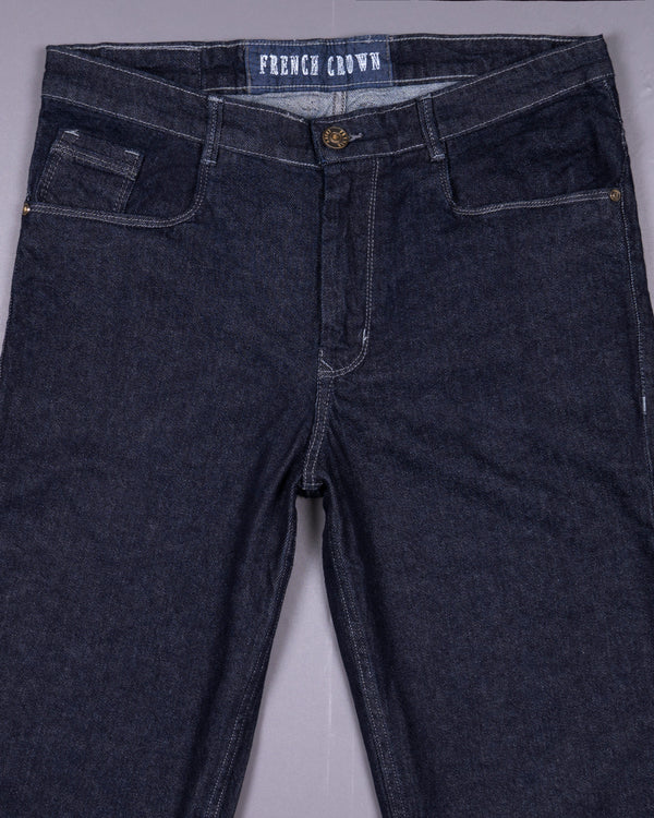 MIDNIGHT BLUE SLIM FIT MID-RISE CLEAN LOOK STRETCHABLE DENIM J87-30, J87-32, J87-34, J87-36, J87-38, J87-40