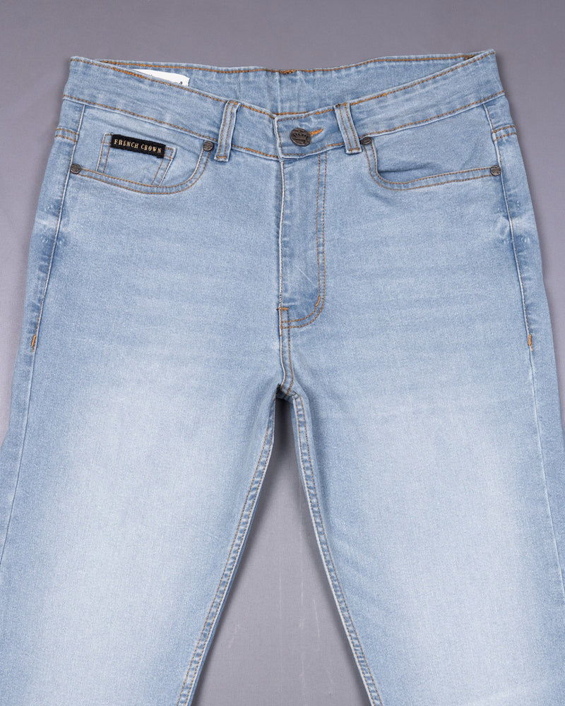 Echo Blue Slim Fit Mid-Rise Clean Look Stretchable Denim J93-32, J93-34, J93-36, J93-38, J93-40