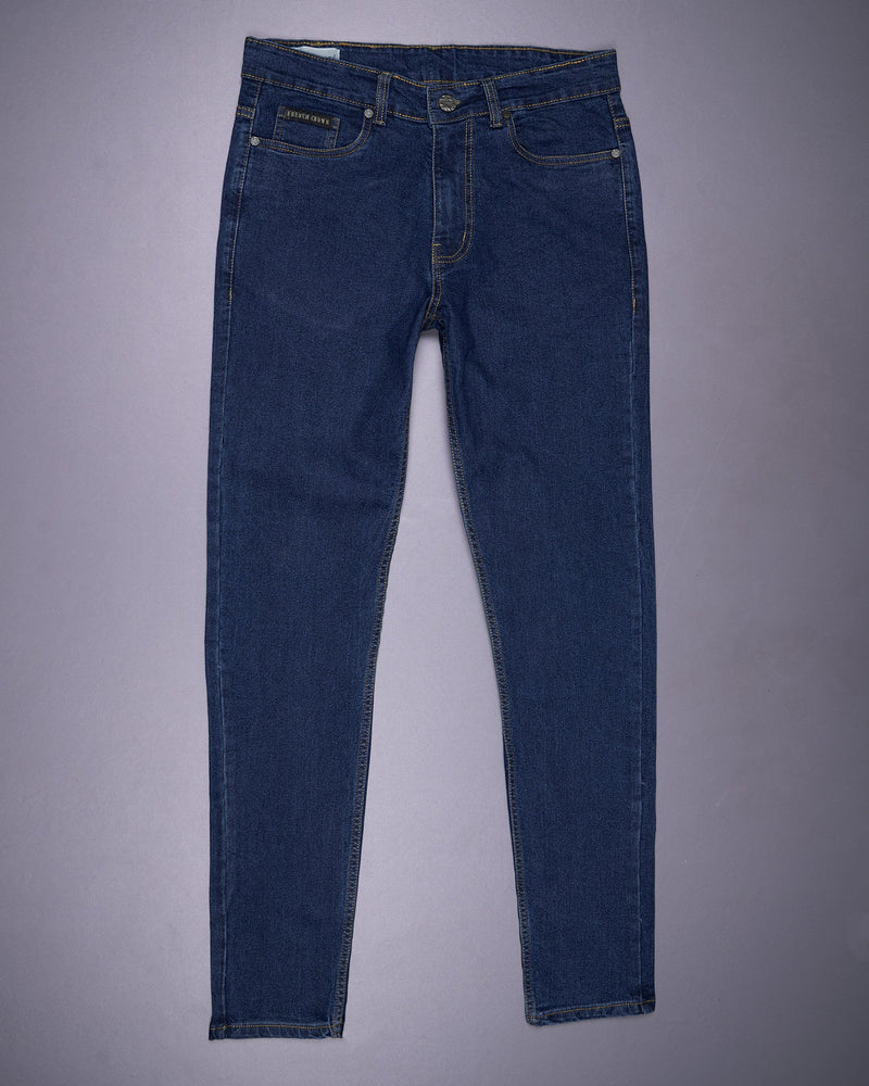 Blue Whale Slim Fit Mid-Rise Clean Look Stretchable Denim J94-32, J94-34, J94-36, J94-38, J94-40