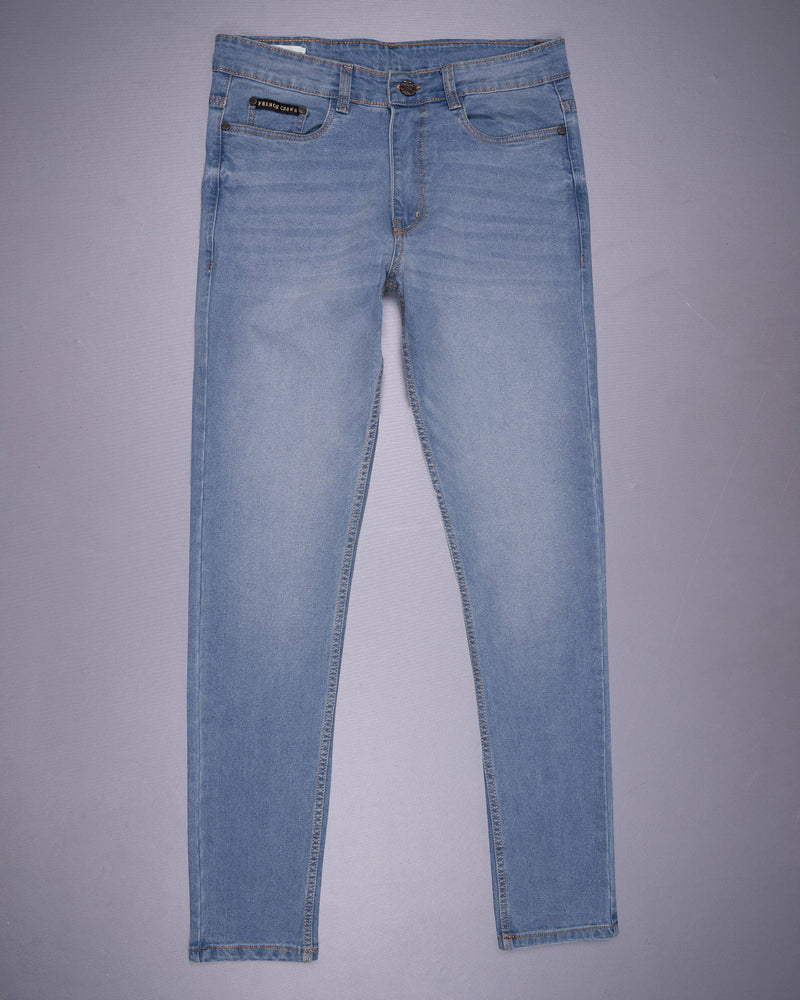 Raven Blue Slim Fit Mid-Rise Clean Look Stretchable Denim J97-32, J97-34, J97-36, J97-38, J97-40