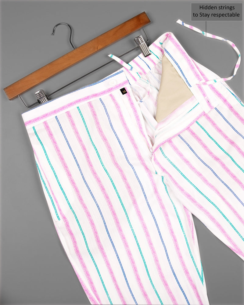 Desert Storm with Multicolour Striped Premium Tencel Lounge Pant LP144-28, LP144-30, LP144-32, LP144-34, LP144-36, LP144-38, LP144-40, LP144-42, LP144-44