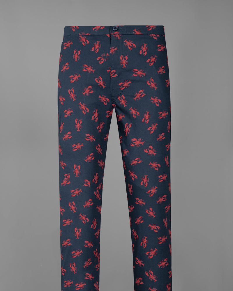 Navy Scorpion Printed Premium Cotton Lounge Pant LP151-28, LP151-30, LP151-32, LP151-34, LP151-36, LP151-38, LP151-40, LP151-42, LP151-44