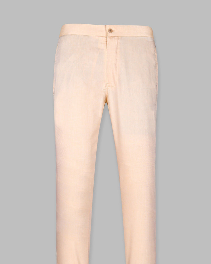 Peach Herringbone Lounge Pant LP126-28, LP126-32, LP126-34, LP126-36, LP126-38, LP126-40, LP126-42, LP126-44, LP126-30