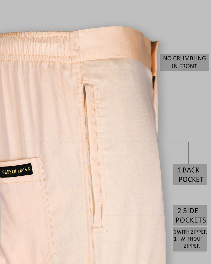 Peach Herringbone Lounge Pant LP126-28, LP126-32, LP126-34, LP126-36, LP126-38, LP126-40, LP126-42, LP126-44, LP126-30