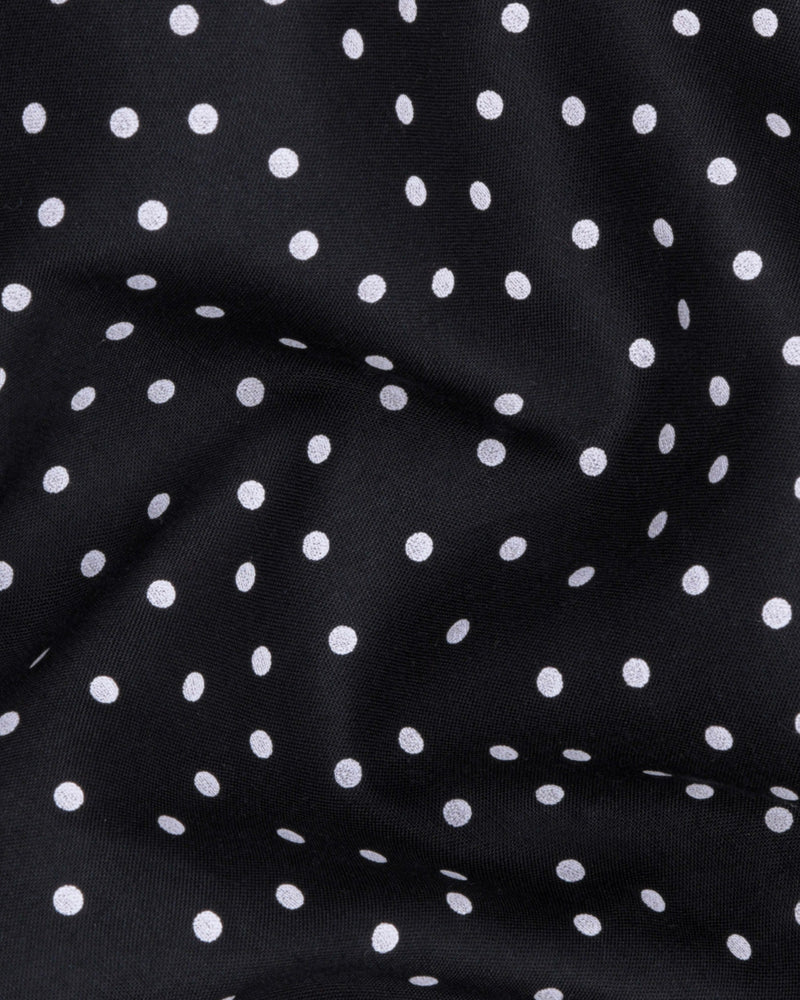 Mirage Black Polka Dotted Premium Tencel Lounge Pant LP136-28, LP136-30, LP136-32, LP136-34, LP136-36, LP136-38, LP136-40, LP136-42, LP136-44