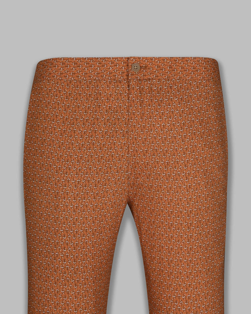 Raw Sienna Flowers Printed Premium Tencel Lounge Pant LP137-28, LP137-30, LP137-32, LP137-34, LP137-36, LP137-38, LP137-40, LP137-42, LP137-44