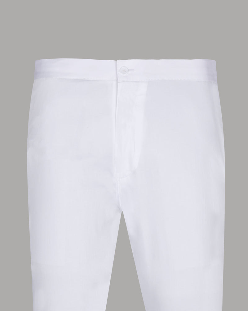 One white Cotton and One White Linen Lounge Pants LP014-30, LP014-42, LP014-32, LP014-40, LP014-38, LP014-28, LP014-44, LP014-34, LP014-36