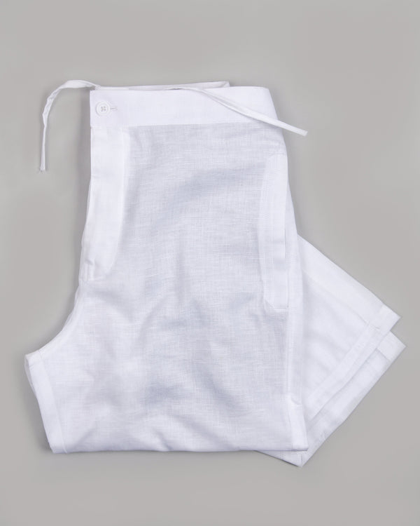 White Linen Lounge Pant LP036-38, LP036-42, LP036-28, LP036-44, LP036-30, LP036-40, LP036-32, LP036-36, LP036-34