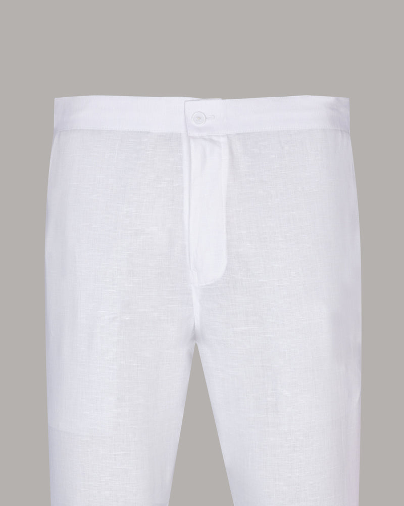 White Linen Lounge Pant LP036-38, LP036-42, LP036-28, LP036-44, LP036-30, LP036-40, LP036-32, LP036-36, LP036-34