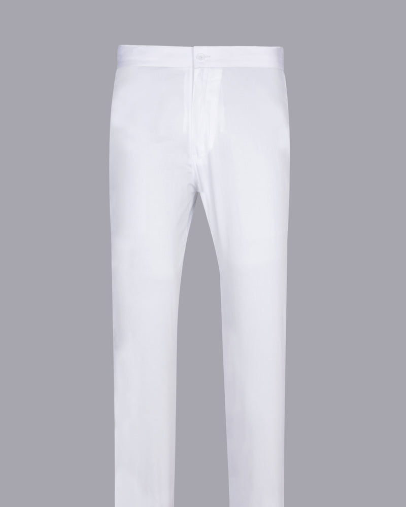 Two White Premium Cotton Lounge Pants LP080-38, LP080-42, LP080-44, LP080-34, LP080-28, LP080-36, LP080-40, LP080-30, LP080-32