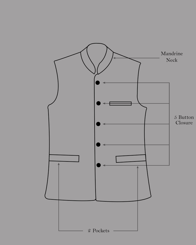 Thunder Solid Nehru Jacket