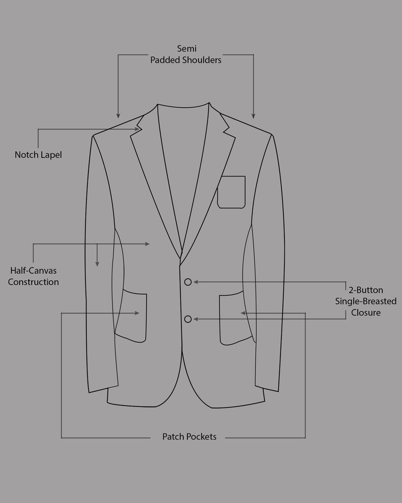 Hurricane Windowpane Single Breasted Sports Suit