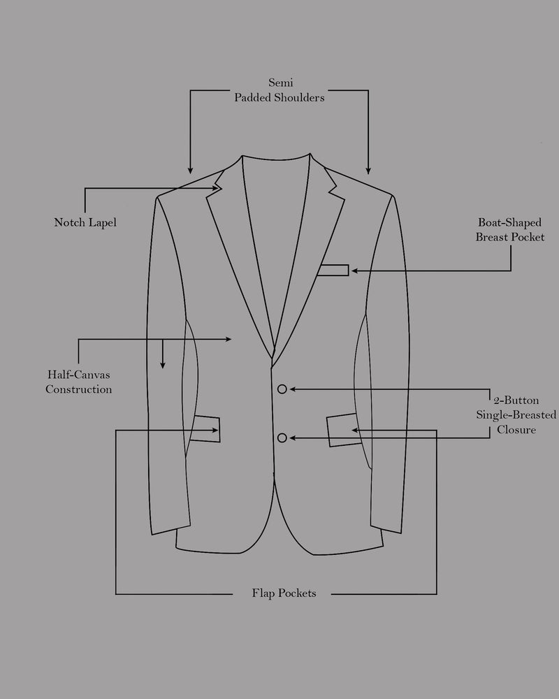 Storm Dust Single Breasted Suit