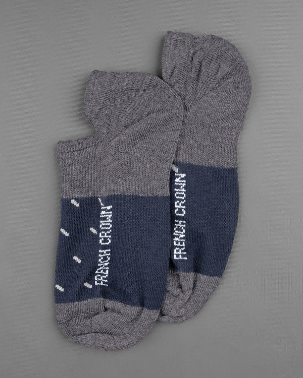 Gray and Blue Socks SO025