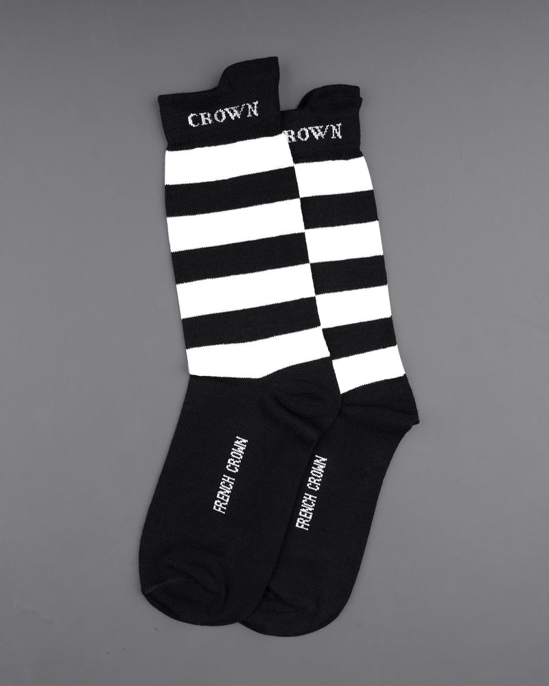 Black and White Socks SO027